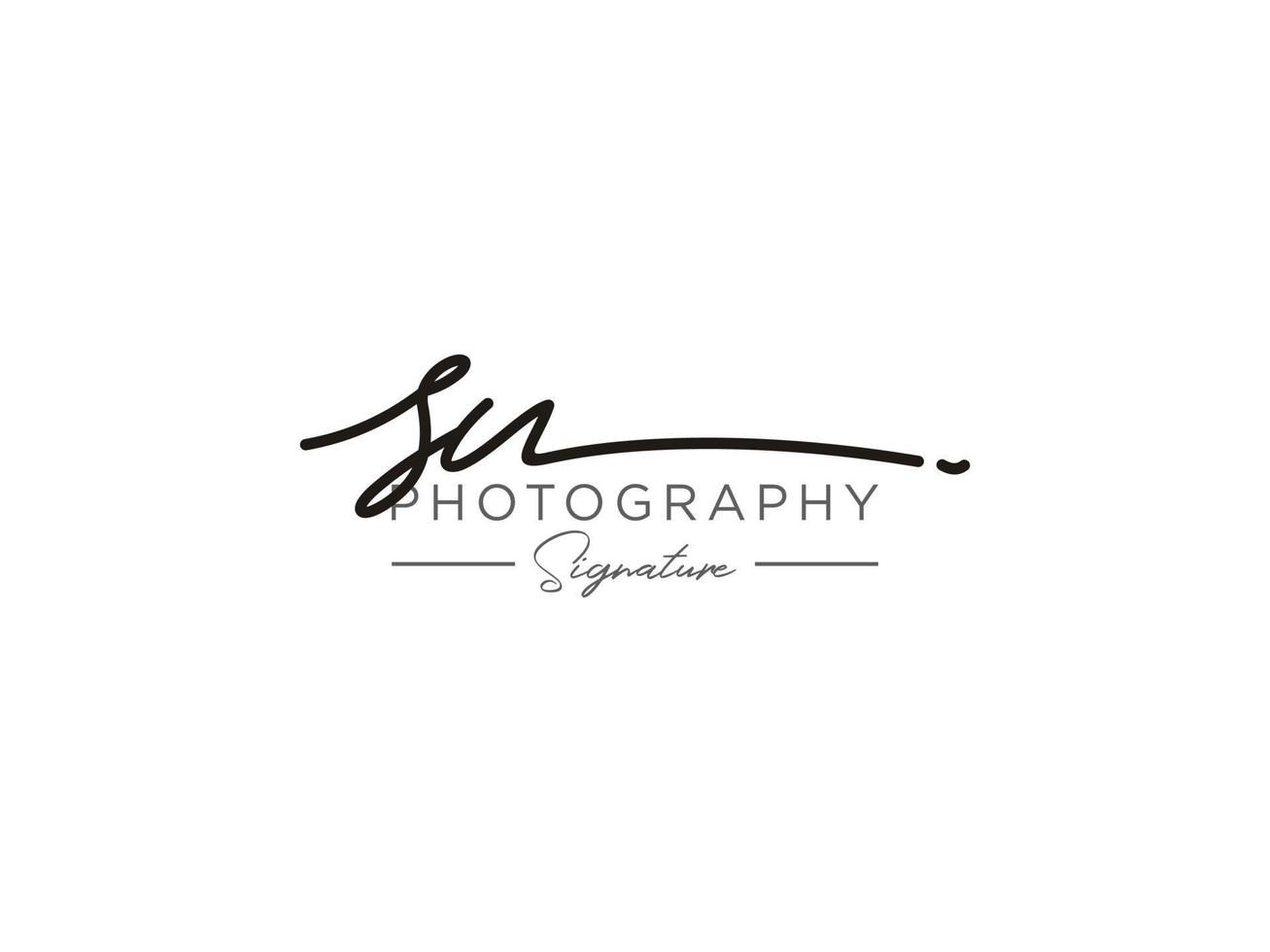Letter SV Signature Logo Template Vector