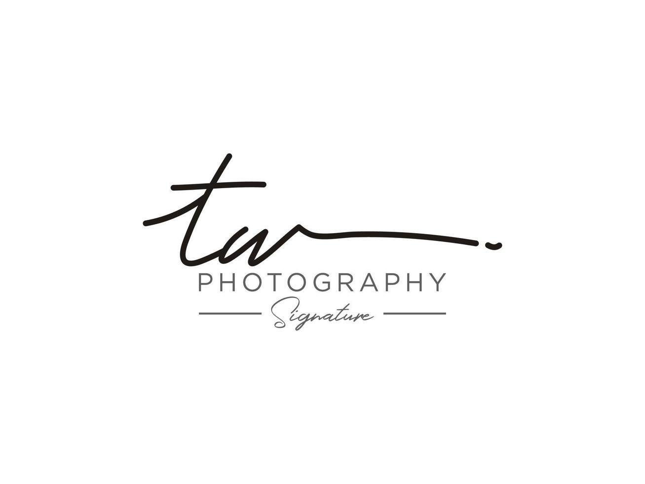 Letter TW Signature Logo Template Vector