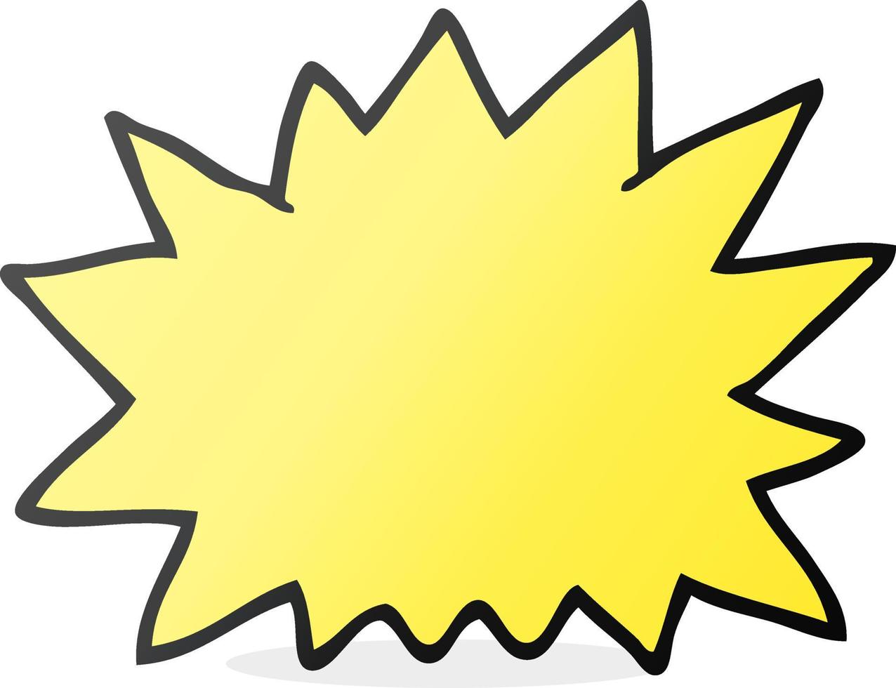 doodle character cartoon explosion vector