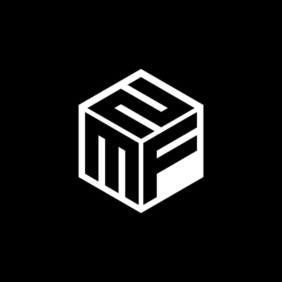 MFN letter logo design with black background in illustrator. Vector logo, calligraphy designs for logo, Poster, Invitation, etc.