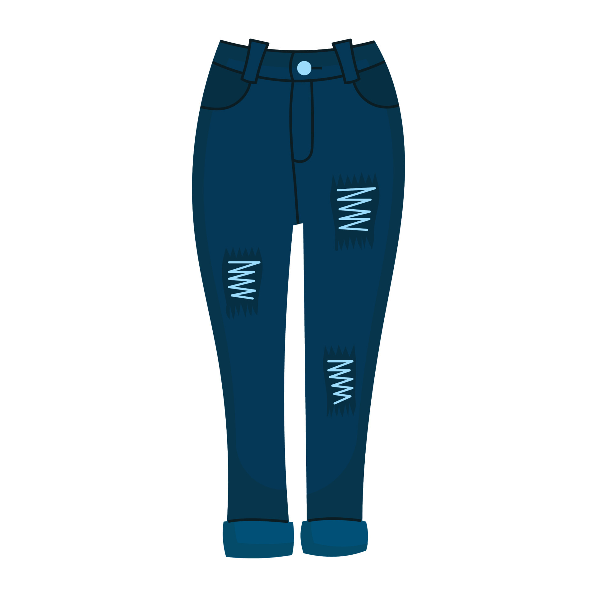 Ropa De Mujer Denim. Pantalones Flacos Para Niñas Varios Tipos De Vaqueros  Textiles Garish Vector Plano Ilustración Colección Ilustración del Vector -  Ilustración de azul, delgado: 219578926