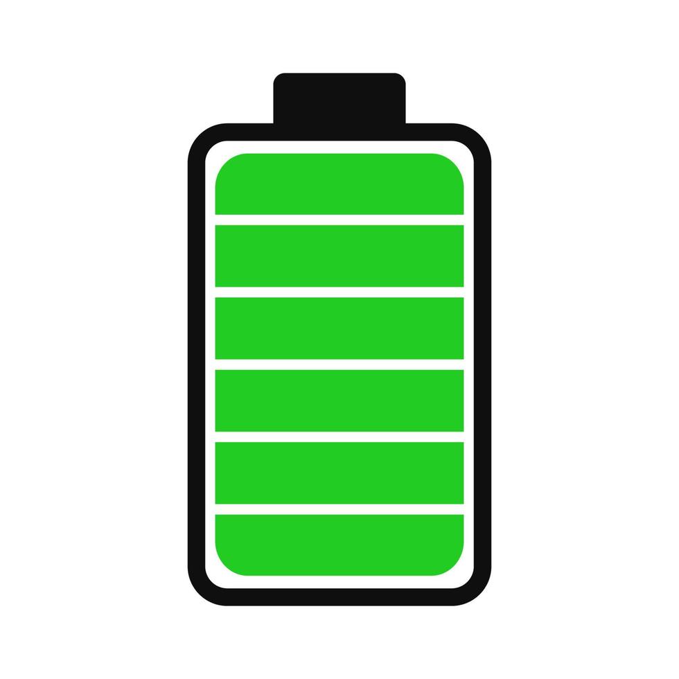 Battery charge status . Icon phone battery energy levels and power indicator. Recharge battery electricity full . Accumulator smartphone load interface and progress bar generation vector