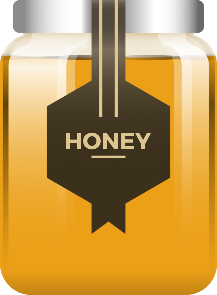 Realistic Honey Jar png