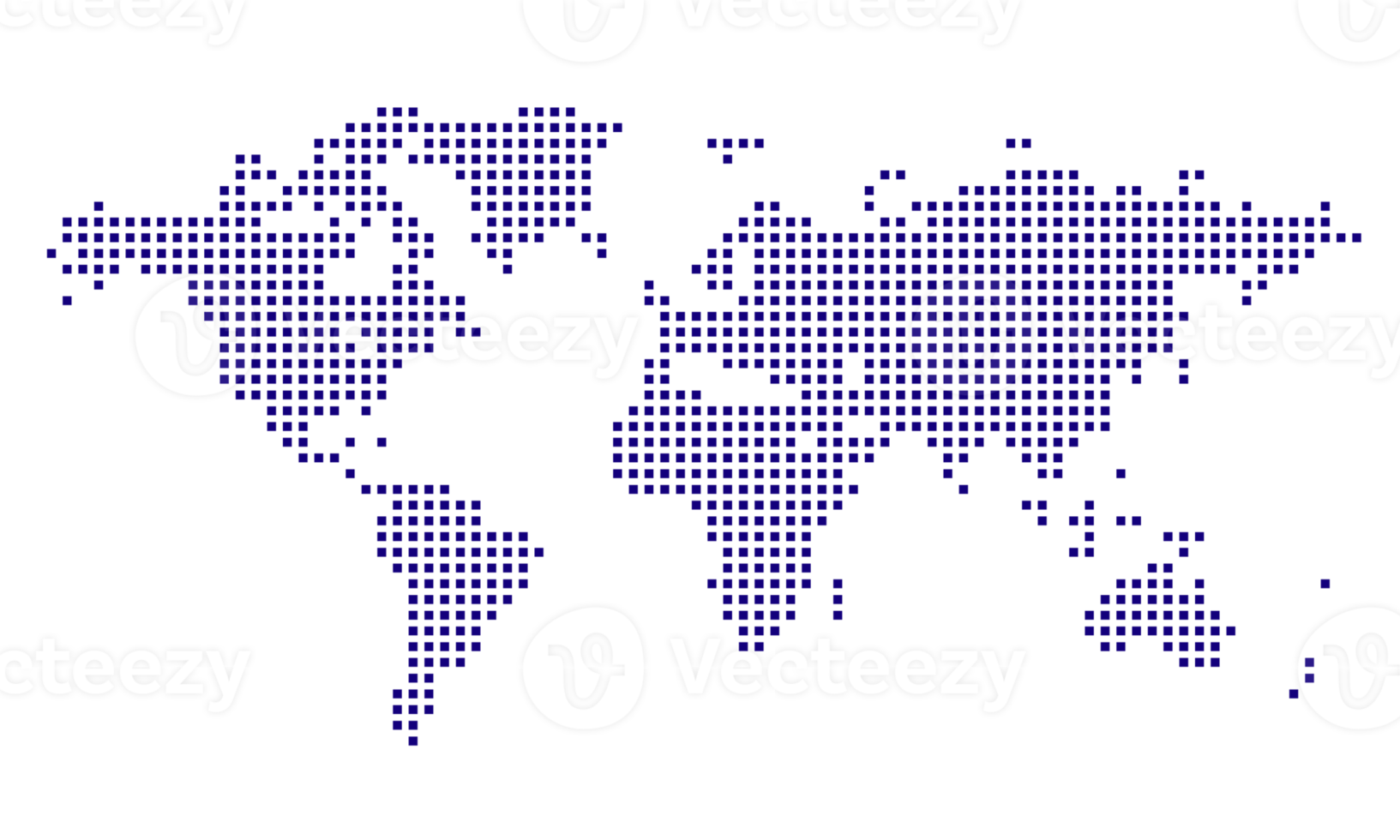 wereldkaartsjabloon met continenten, Noord- en Zuid-Amerika, Europa en Azië, Afrika en Australië png