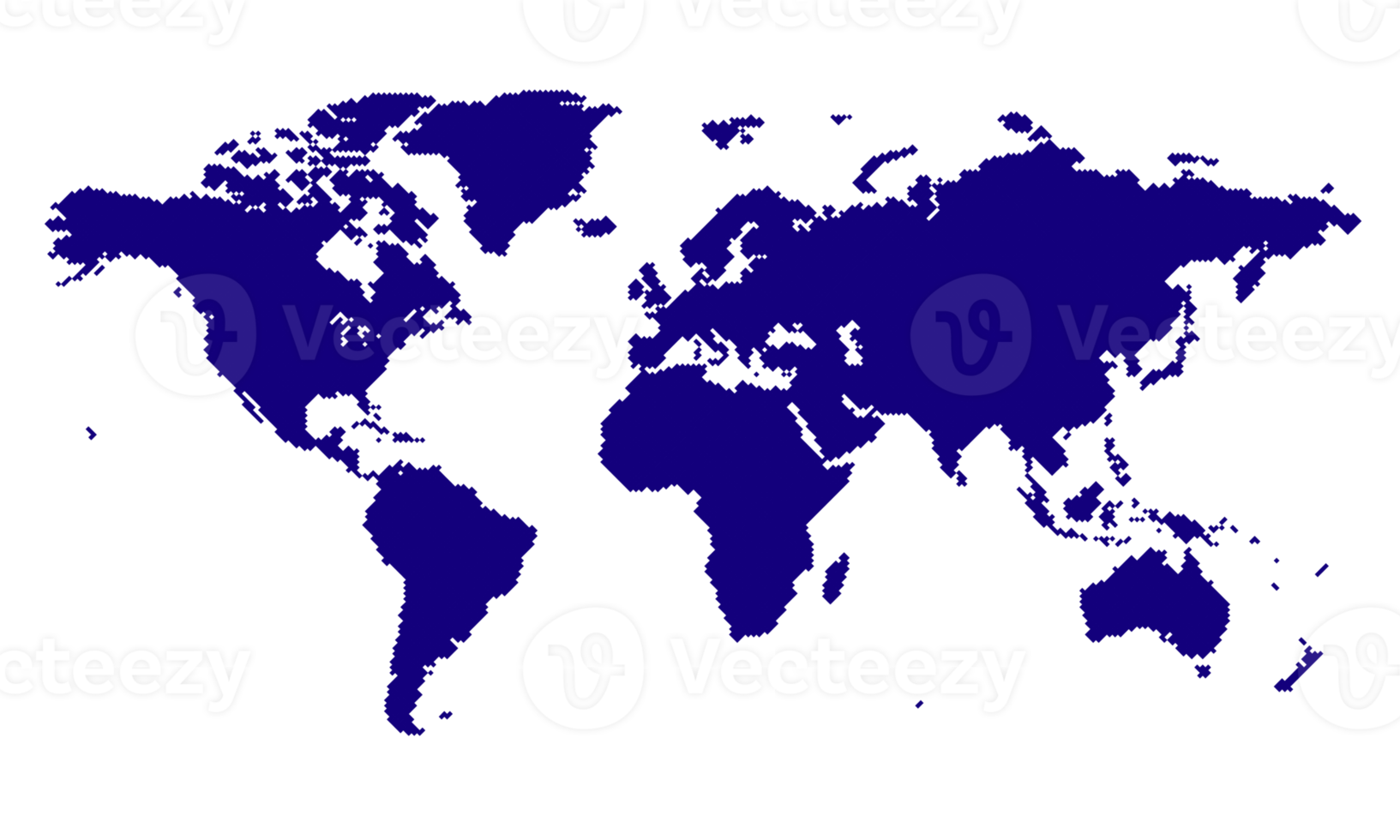 wereldkaartsjabloon met continenten, Noord- en Zuid-Amerika, Europa en Azië, Afrika en Australië png