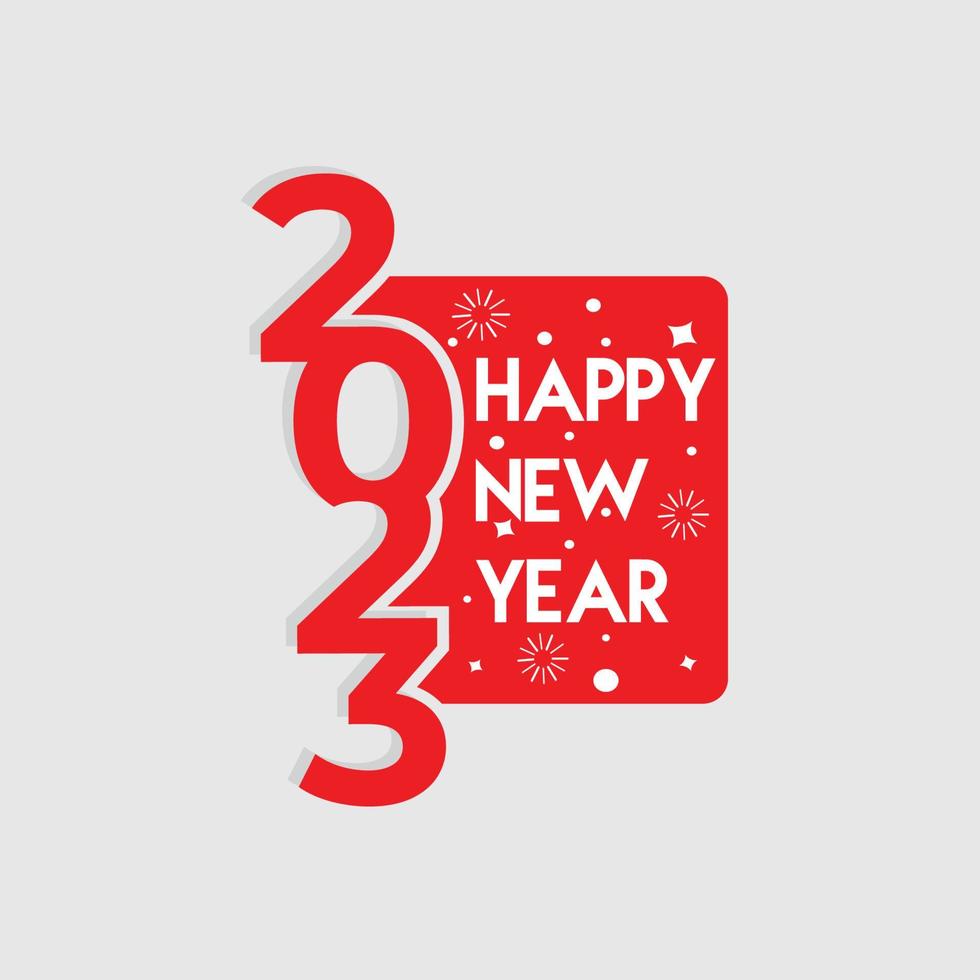 happy new year 2023 vector