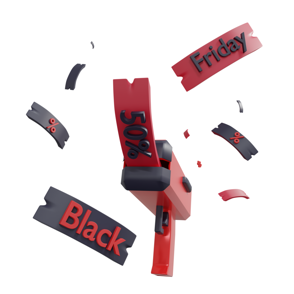 3D discount icon promotion, 3d money gun icon png