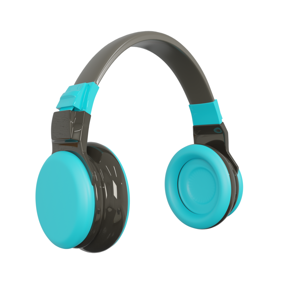 Headphone 3d icon rendering png