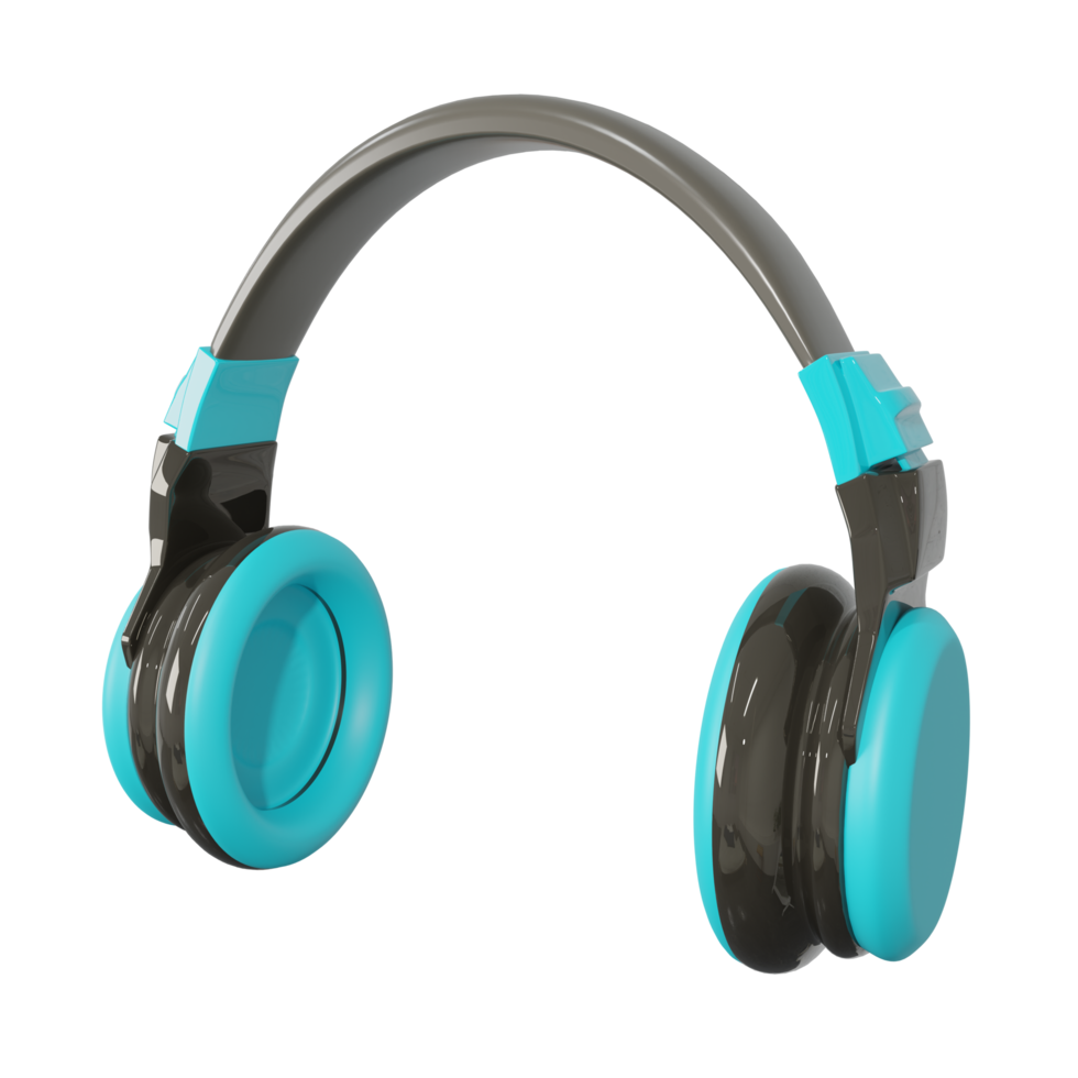 Headphone 3d icon rendering png