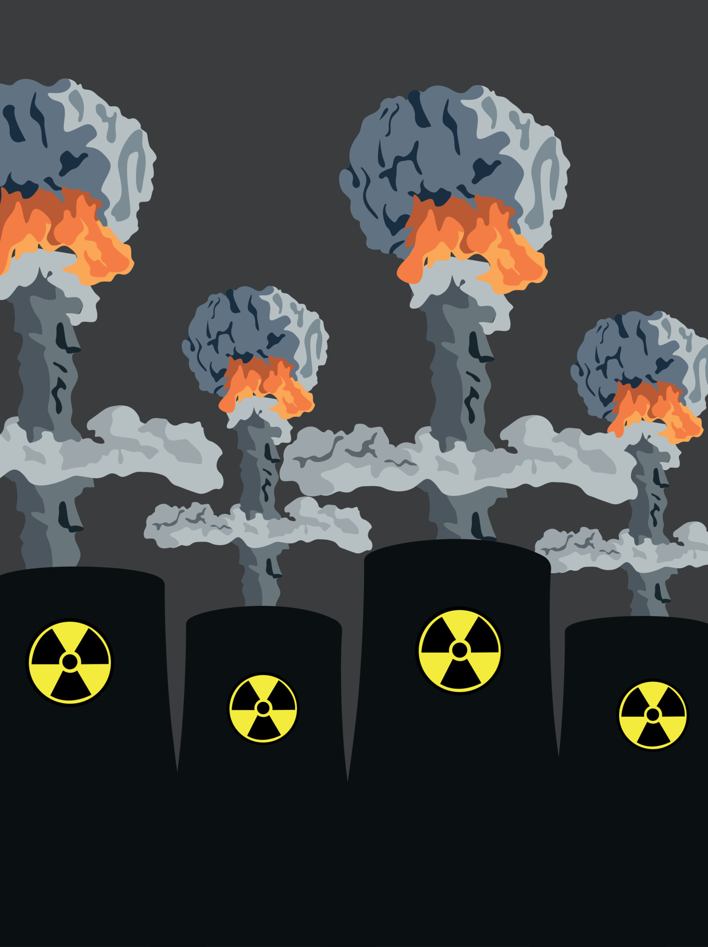 Nuclear Explosion A Large Mushroom Cloud At A Nuclear Power Plant nuclear-explosion-a-large-mushroom-cloud-at-a-nuclear-power-plant