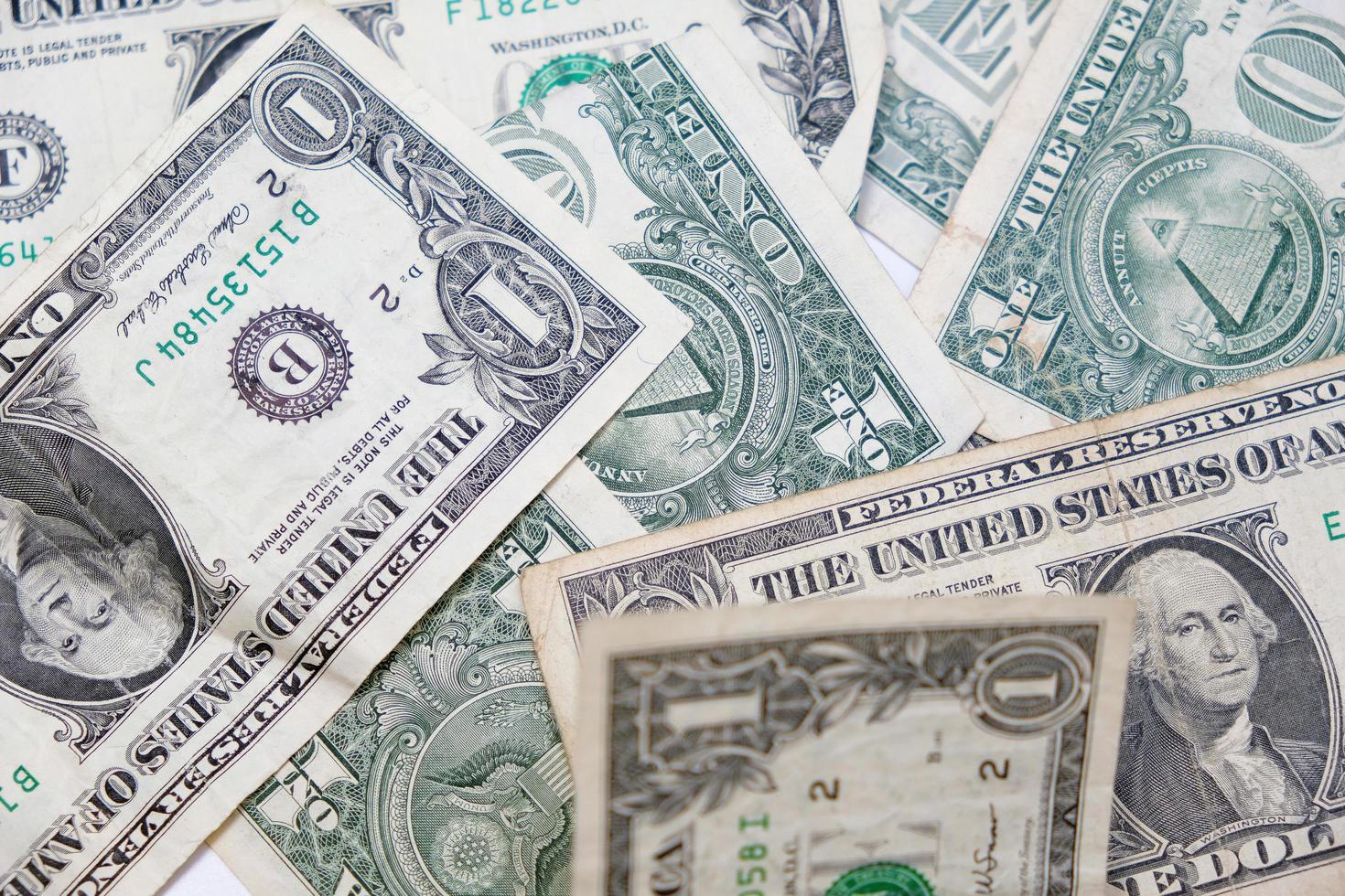 Banknotes US dollars. High quality photo