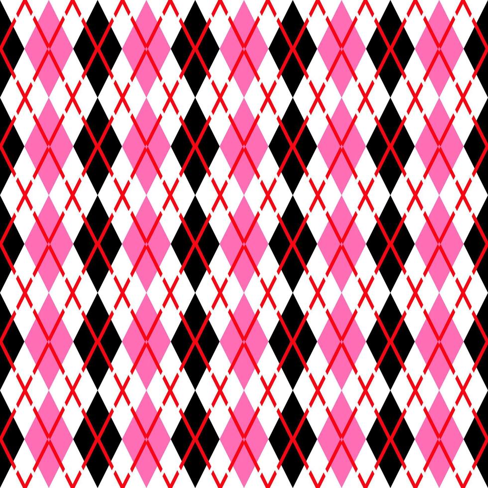 beautiful seamless argyle pattern design vector