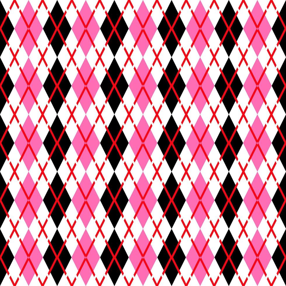 beautiful seamless argyle pattern design vector