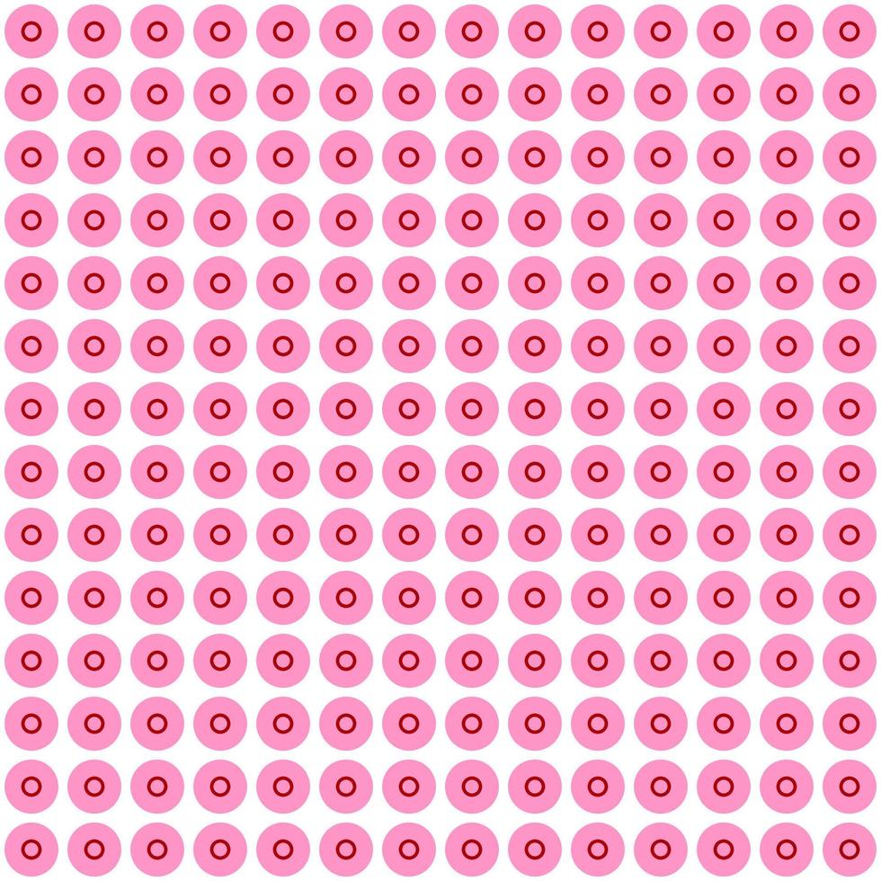 pink seamless pattern with circles vector