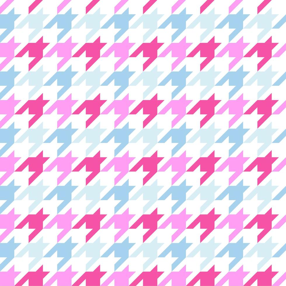 beautiful seamless geometric pattern with houndstooth vector