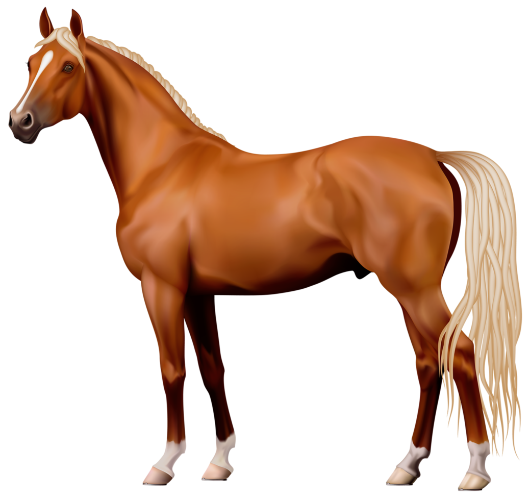 fundo transparente de cavalo marrom png