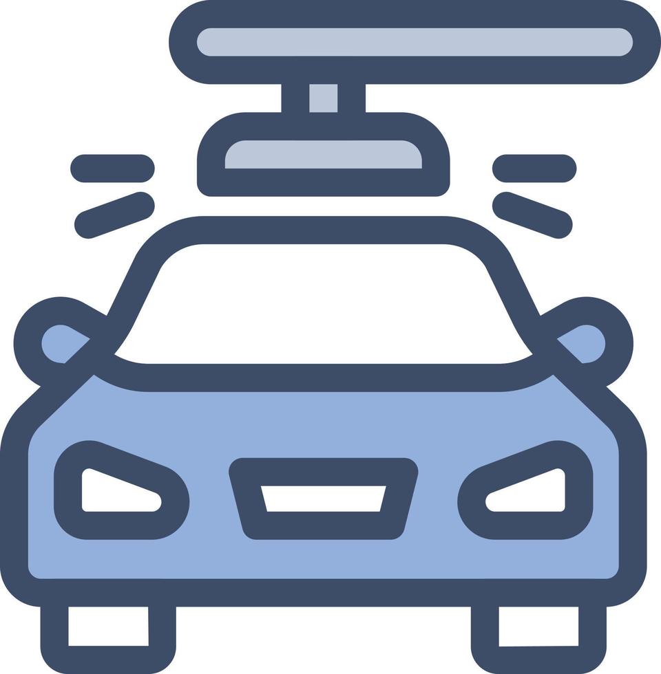 ilustración de vector de servicio de coche en un fondo. símbolos de calidad premium. iconos vectoriales para concepto y diseño gráfico.