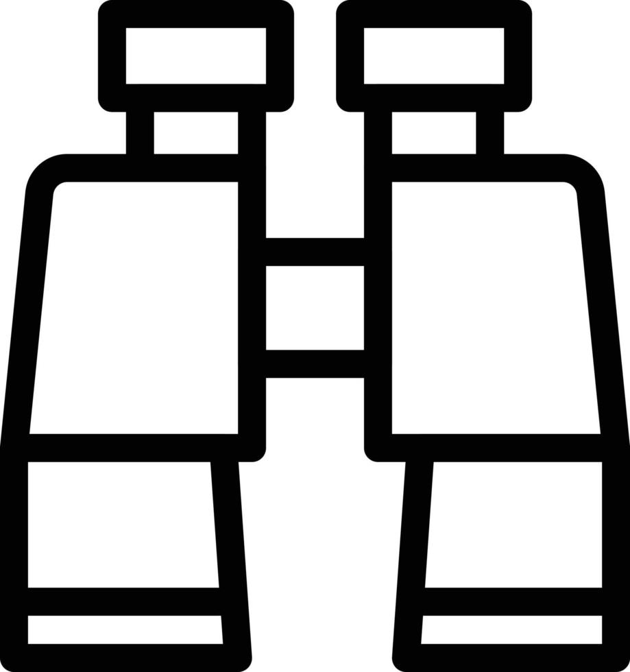 ilustración vectorial binocular en un fondo. símbolos de calidad premium. iconos vectoriales para concepto y diseño gráfico. vector