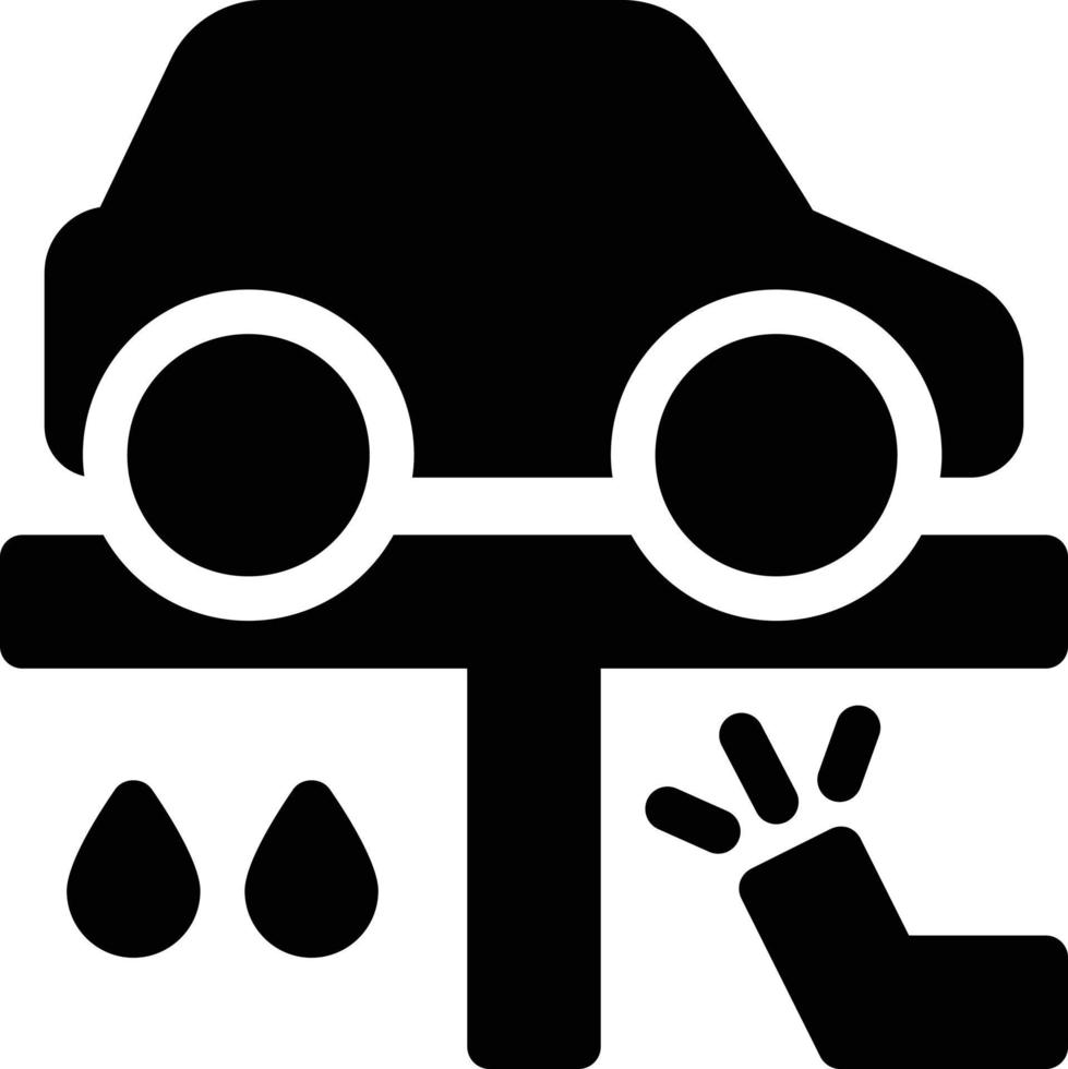 Ilustración de vector de elevación de coche en un fondo. Símbolos de calidad premium. Iconos de vector para concepto y diseño gráfico.