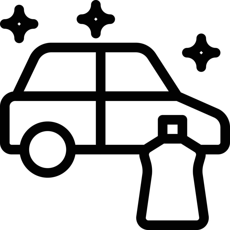 Ilustración de vector de brillo de coche en un fondo. Símbolos de calidad premium. Iconos vectoriales para concepto y diseño gráfico.