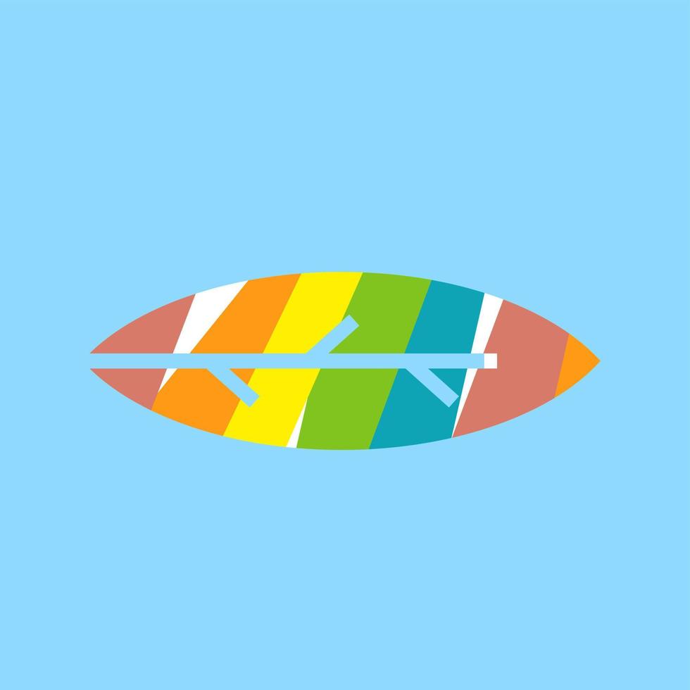 Colorful leaf logo design vector