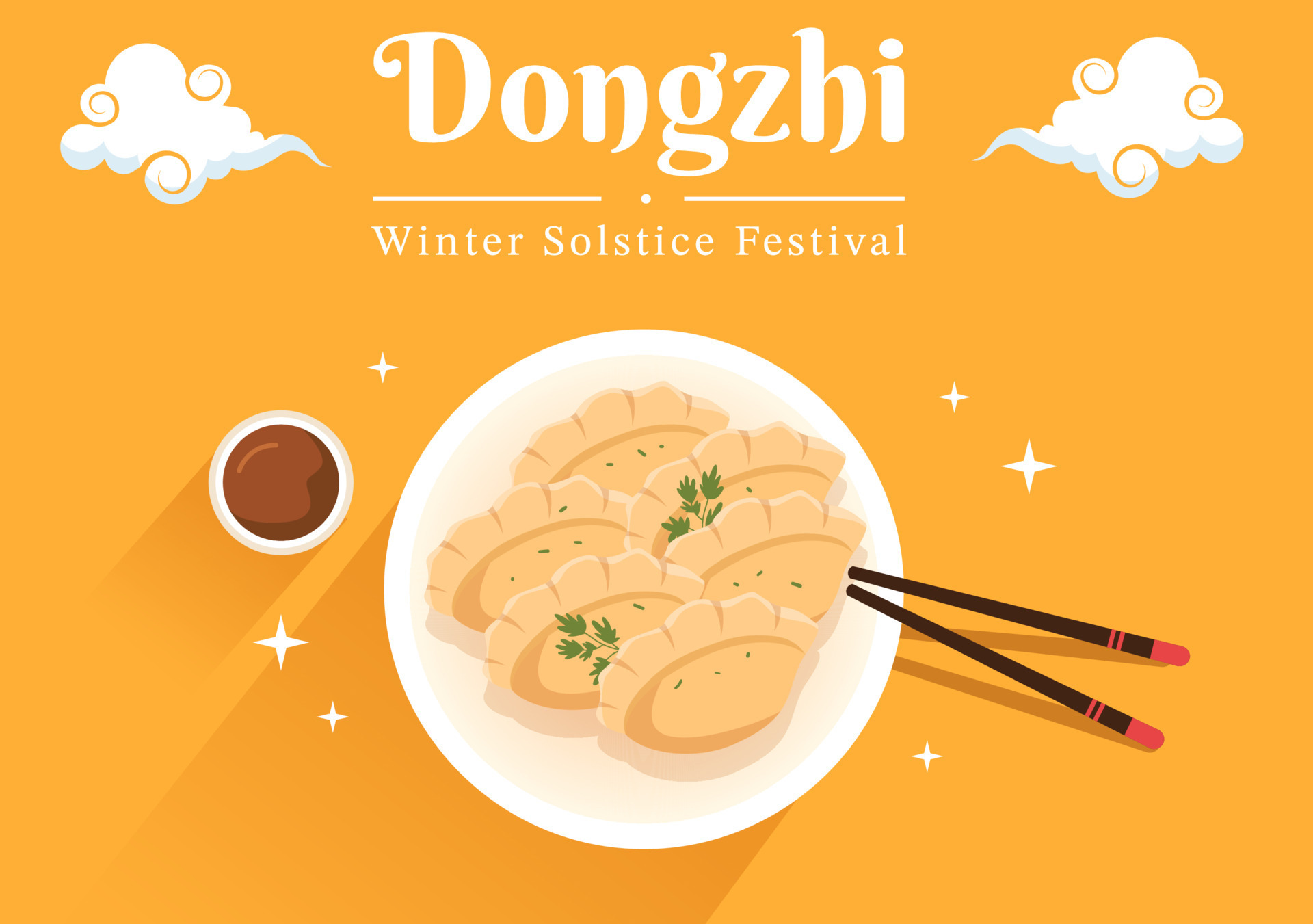 Dongzhi or Winter Solstice Festival Template Hand Drawn Cartoon Flat  Illustration with Family Enjoying Chinese Food Tangyuan and Jiaozi Concept  12895687 Vector Art at Vecteezy