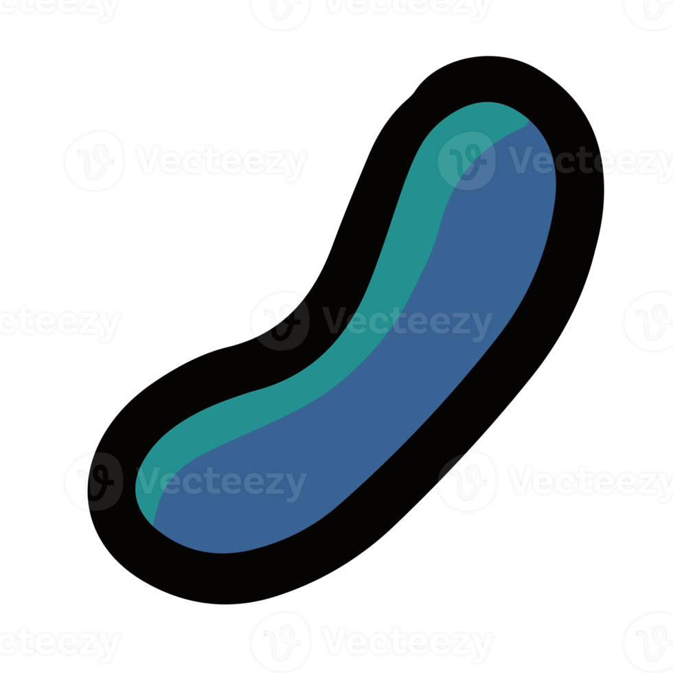 Abstract shape illustration for design element and clip art png