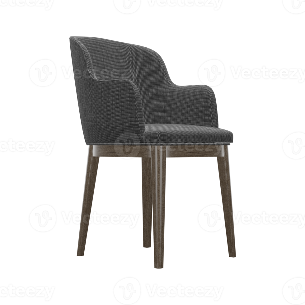 Realistic Chair Illustration. 3D Render. png