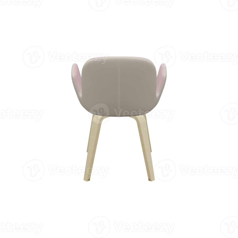 Realistic Chair Illustration. 3D Render. png
