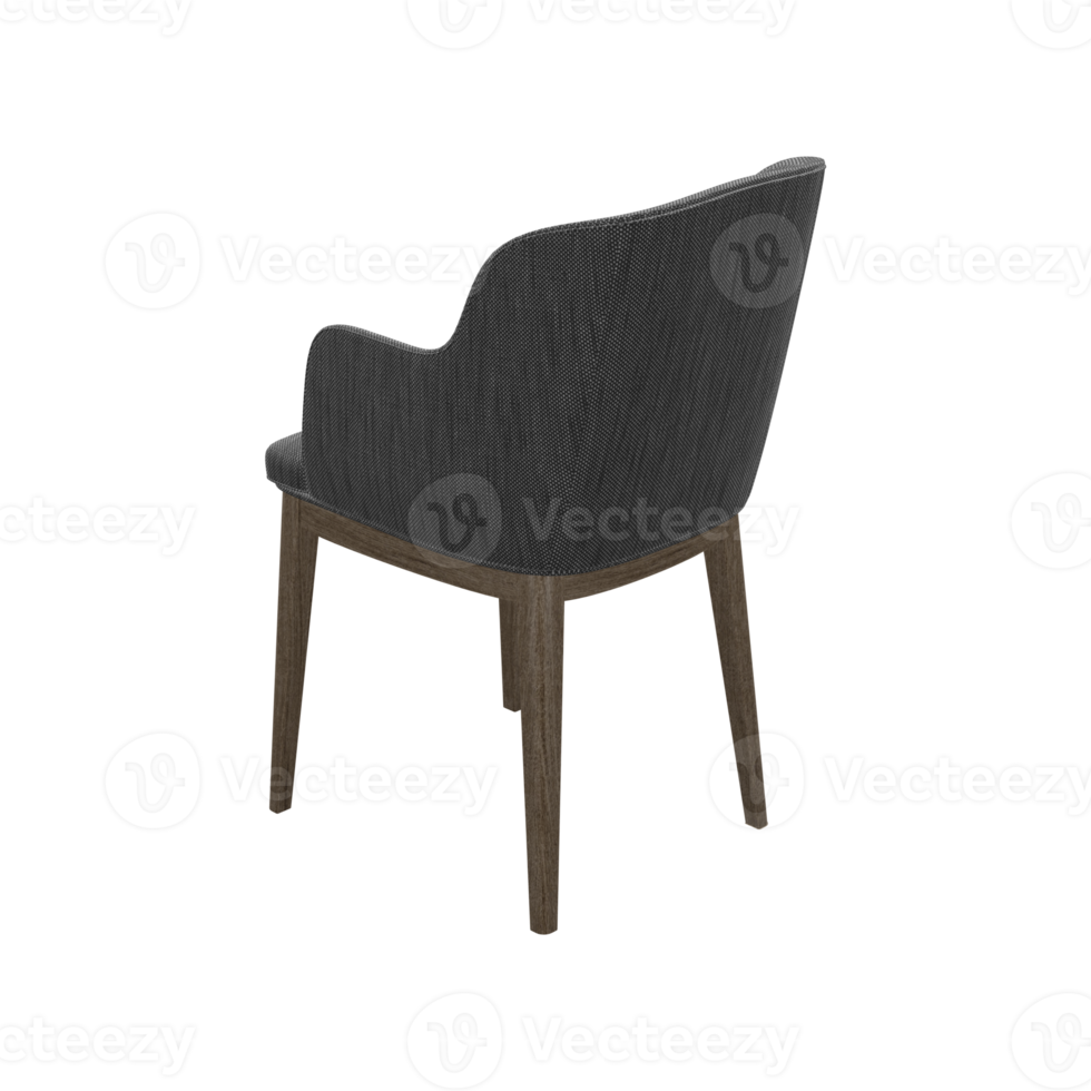 Realistic Chair Illustration. 3D Render. png