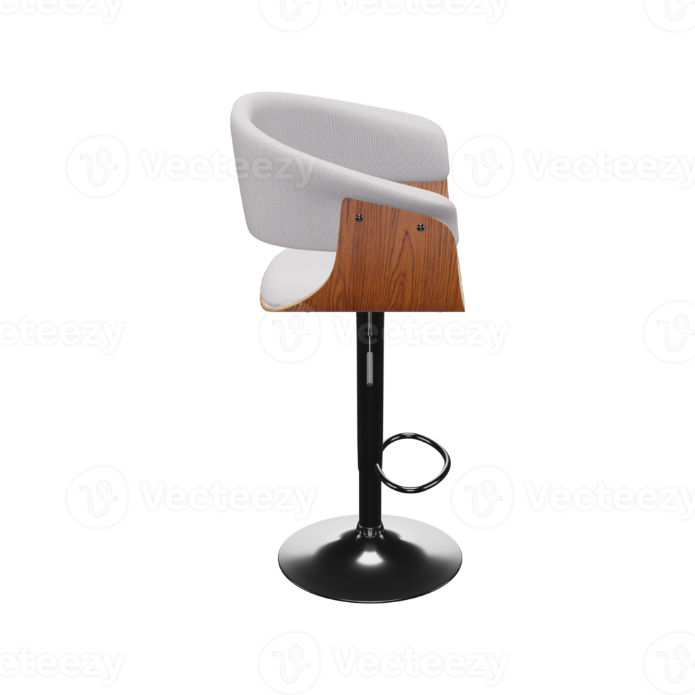 Realistic Chair Illustration. 3D Render. png