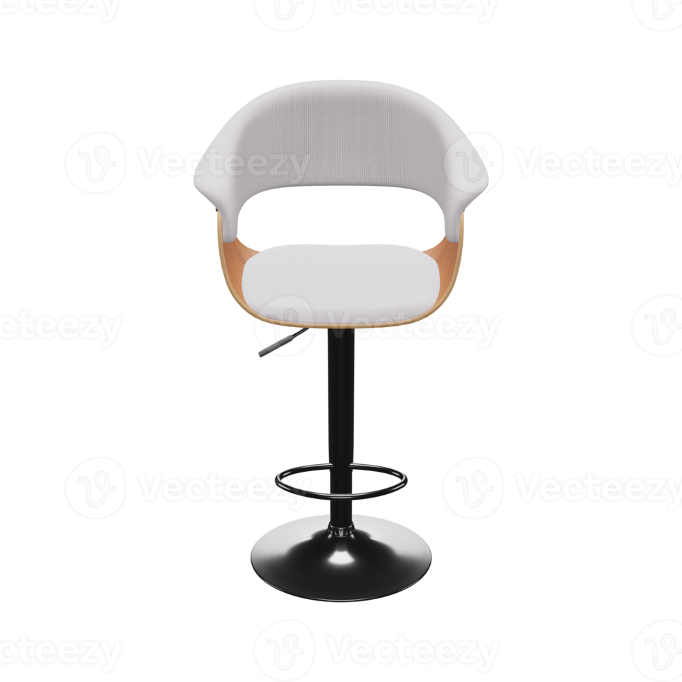 Realistic Chair Illustration. 3D Render. png