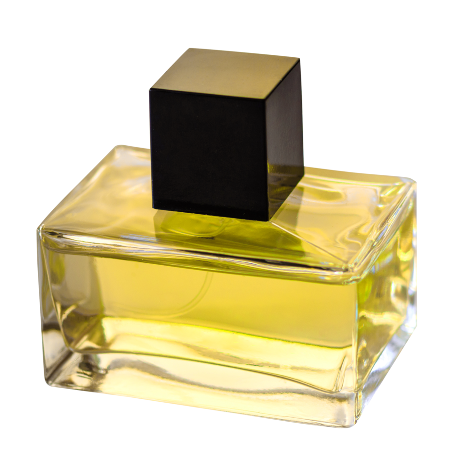 bouteille de parfum en verre png