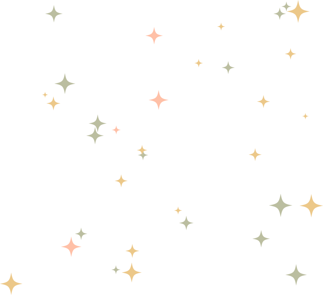 elemento colorido brillo estrella png