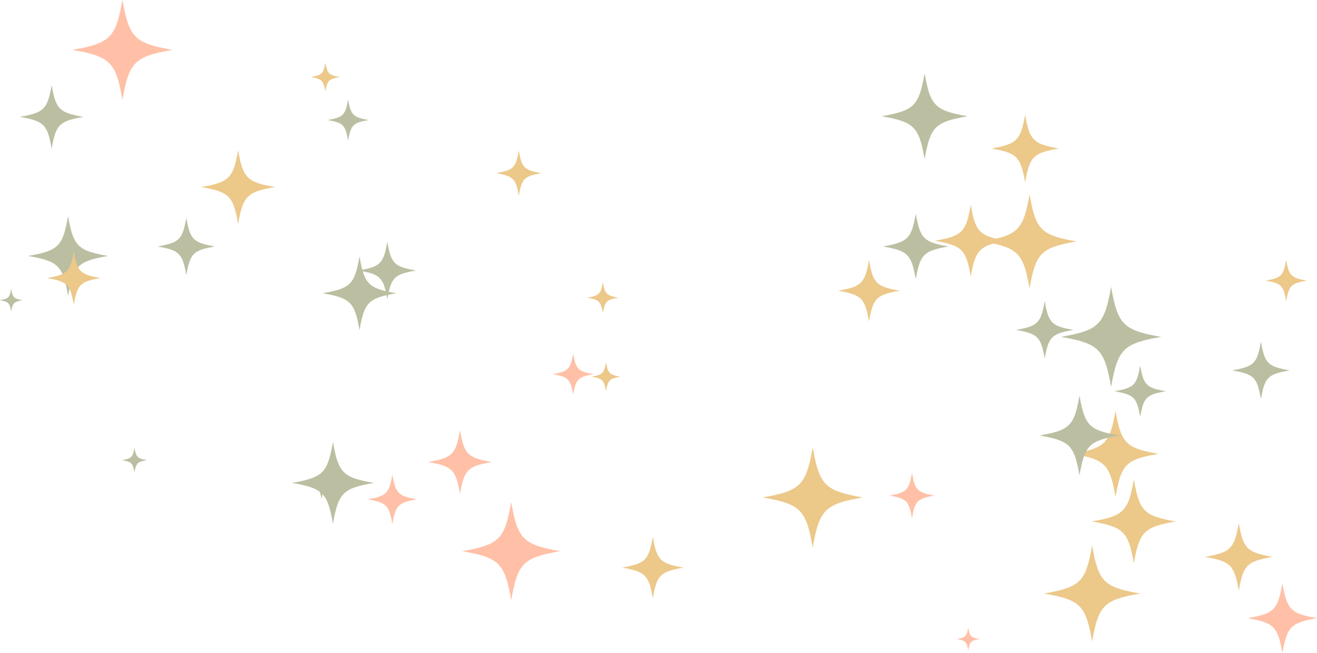 stella scintillare colorato elemento png