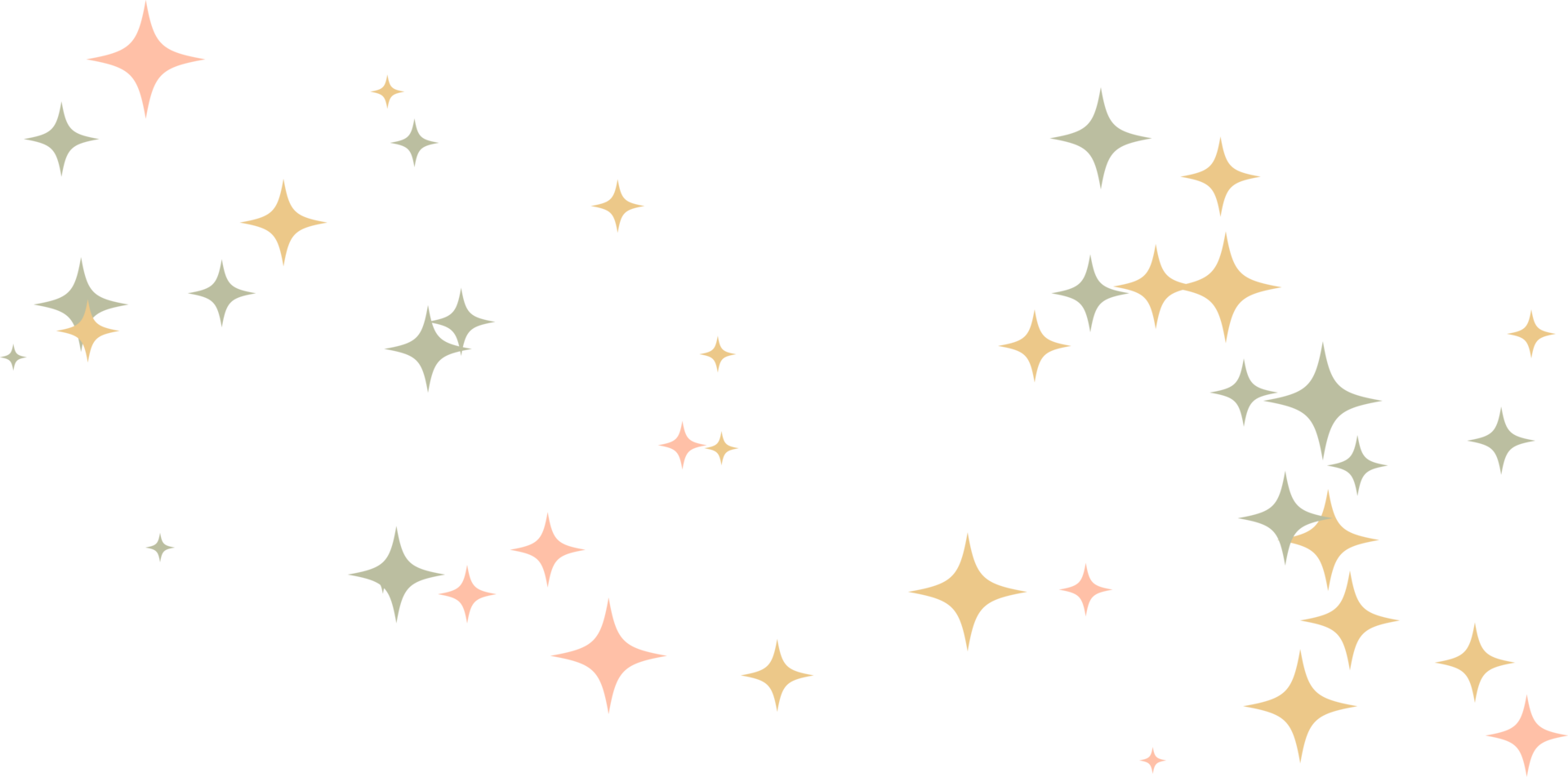 Star sparkle Colourful element png