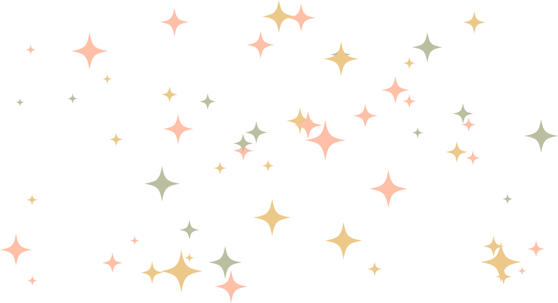 Star sparkle Colourful element png