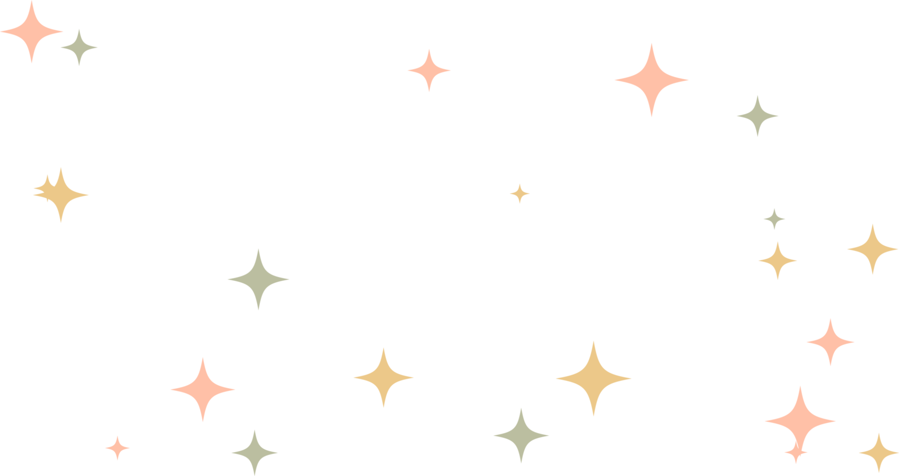 Star sparkle Colourful element png