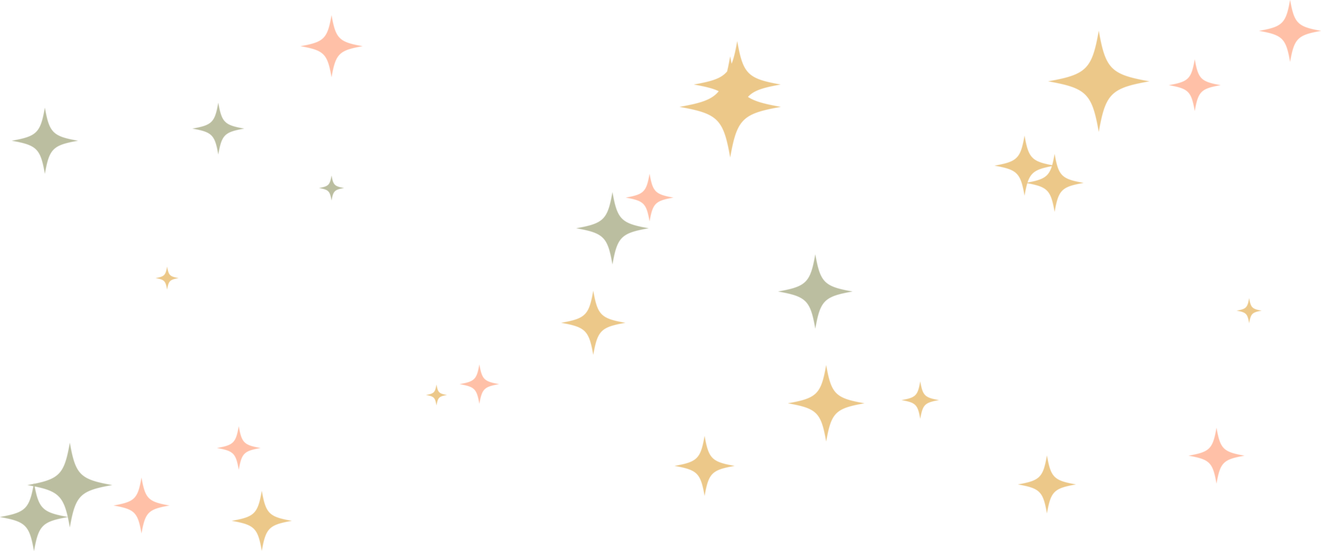 Star sparkle Colourful element png