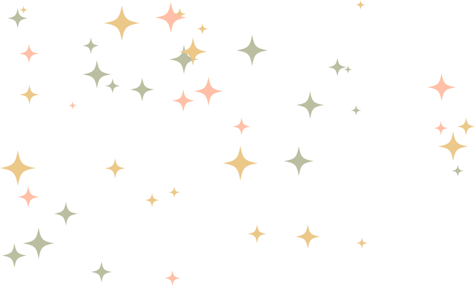 Star sparkle Colourful element png