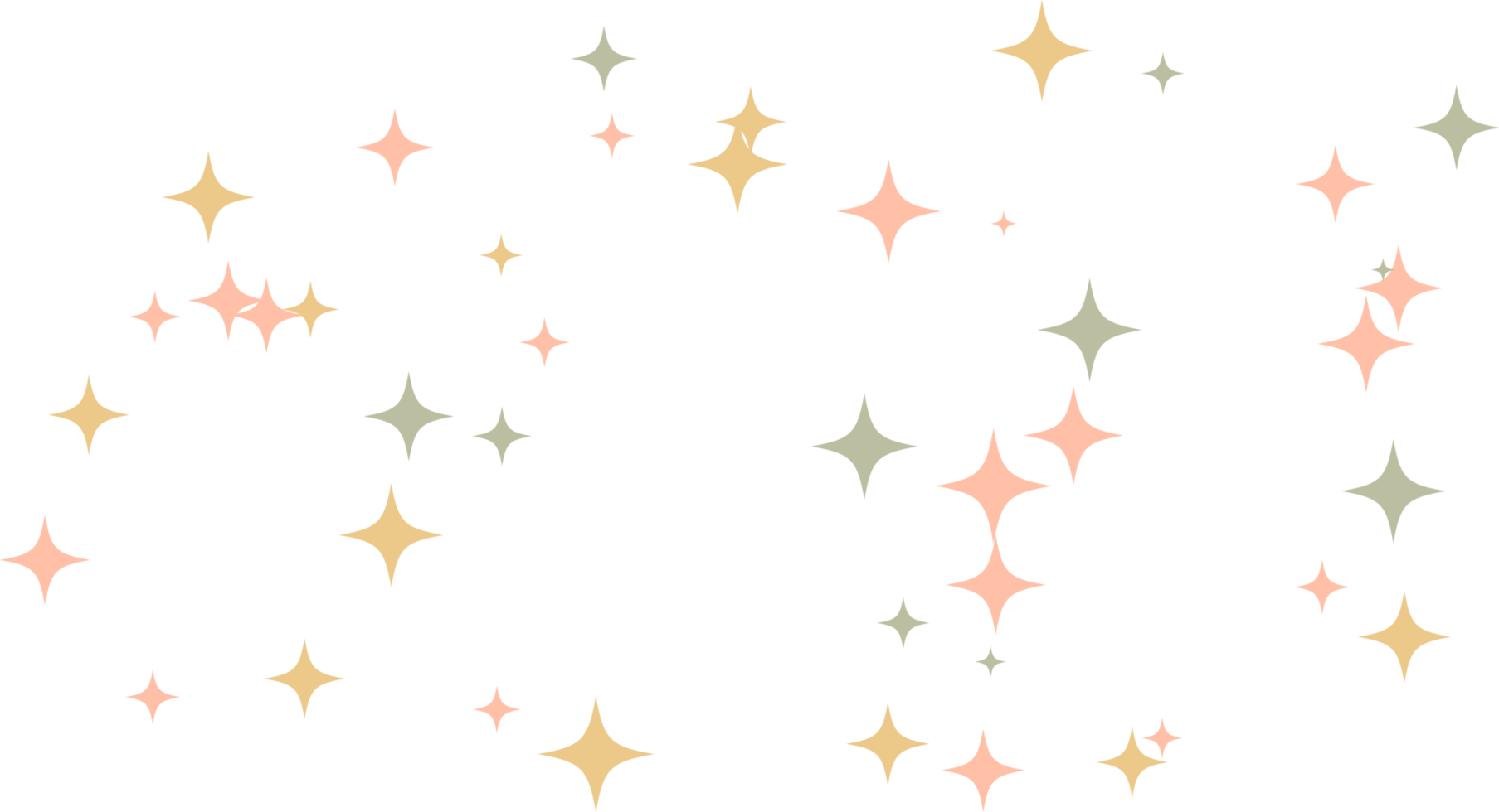 Star sparkle Colourful element png