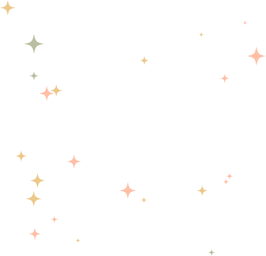 elemento colorido brillo estrella png