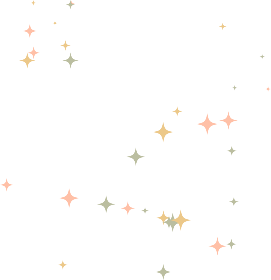 elemento colorido brillo estrella png