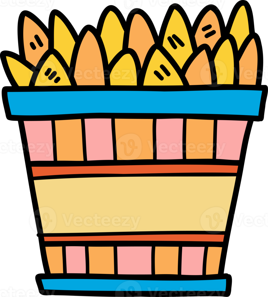 dibujado a mano ilustración de papas fritas png