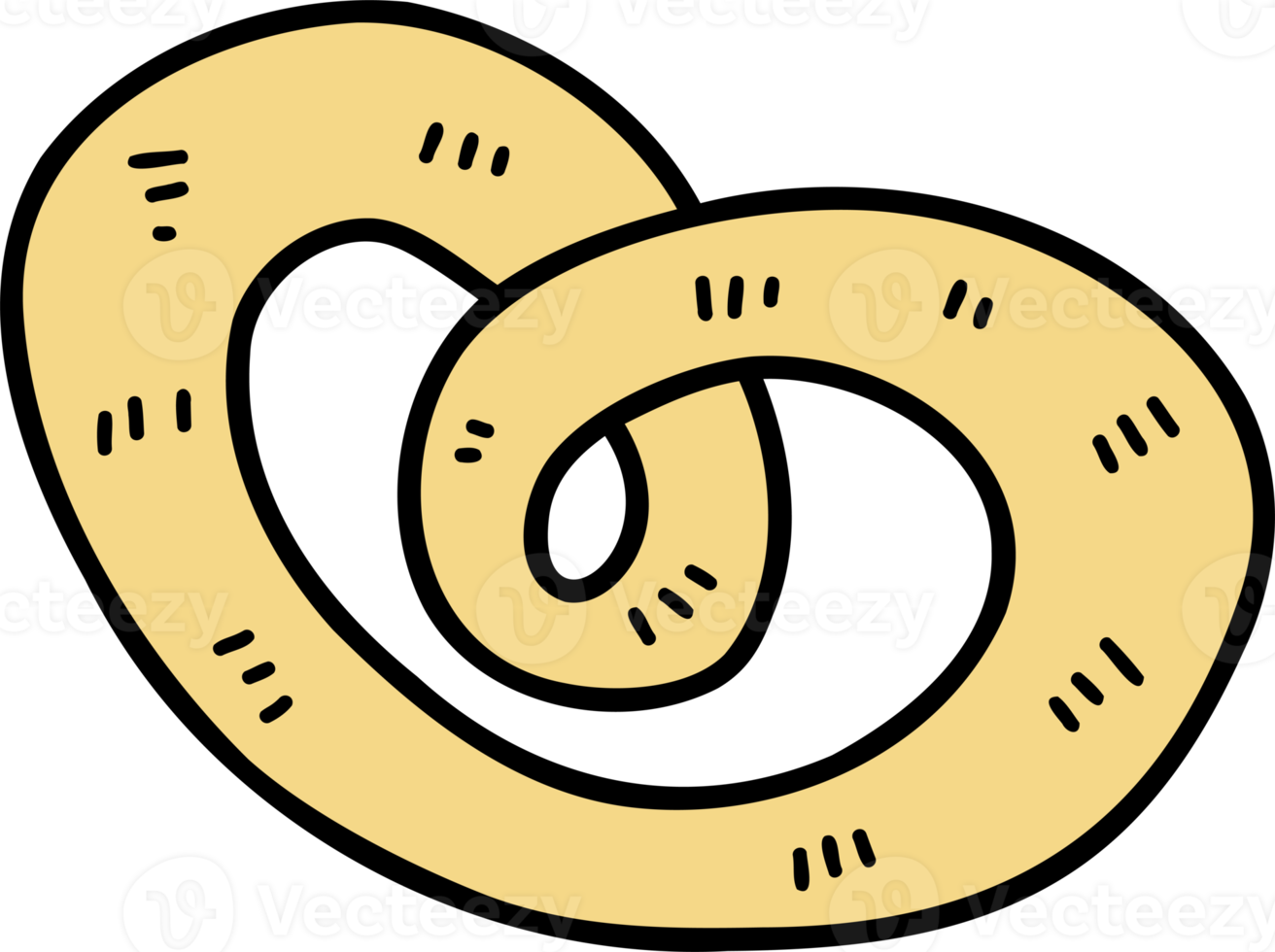 Hand Drawn Pretzels illustration 12896326 PNG