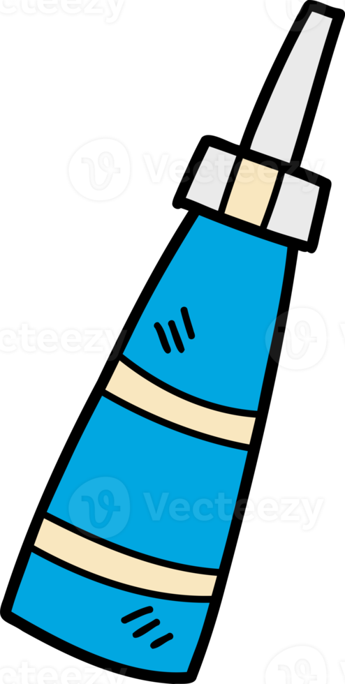 hand gezeichnete flasche für saucenillustration png