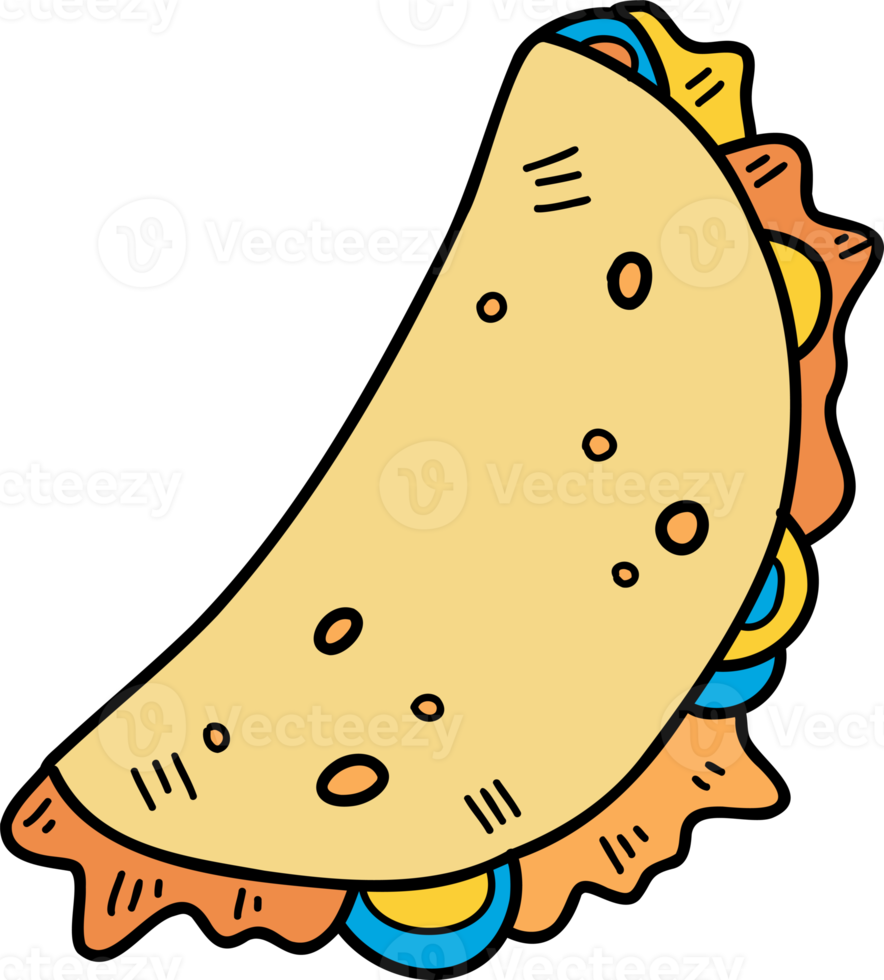 Hand Drawn delicious sandwich illustration png