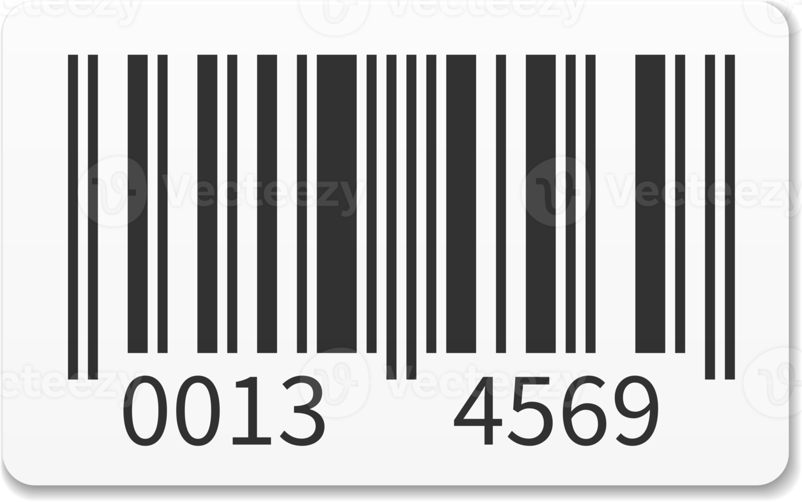 illustration d'étiquette de code à barres png