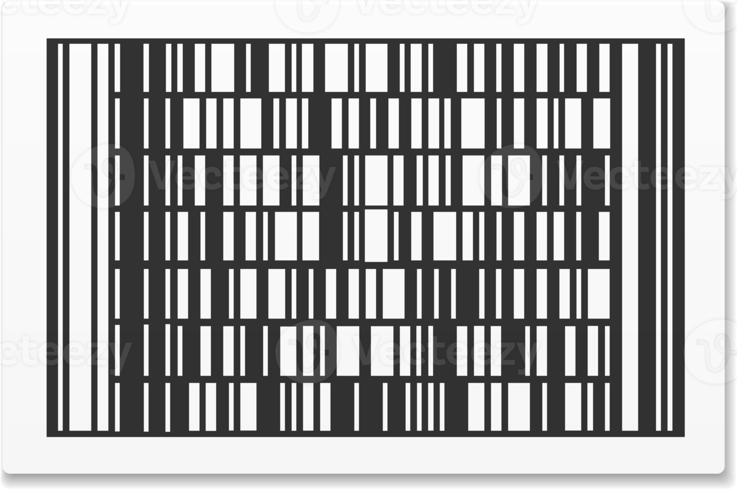 Barcode label illustration png