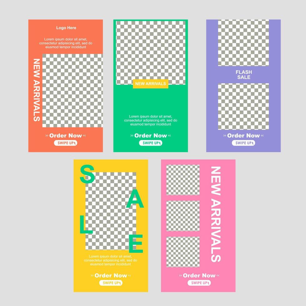 social media post or web banner template design. Tourism business marketing flyer or poster with abstract digital background, logo and icon. vector